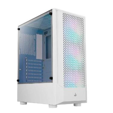 Imagem de Gabinete Gamer Rise Mode Wave Mid Tower ATX ARGB 3 Fans USB 3.0 Latera