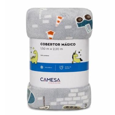Imagem de Cobertor Solteiro Camesa Mágico Brilha no Escuro 150x220cm Estampa:Tra