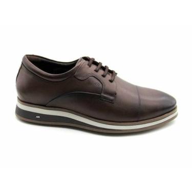 Imagem de Sapato Masculino Casual Jota Pê 84914 Couro, Cafe, 40