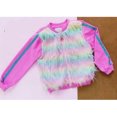 Imagem de Jaqueta Mon Sucré Infantil Merengue Tie Dye Pelinhos Inverno - MonSucr