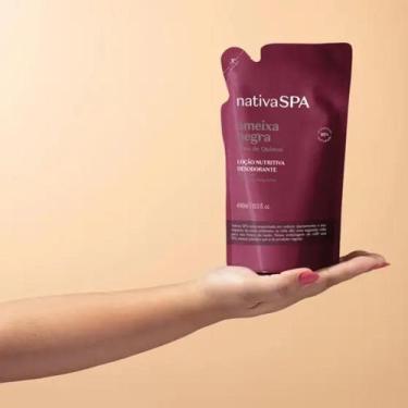 Imagem de Refil Loção Desodorante Hidratante Corporal Nativa SPA Ameixa Negra 35