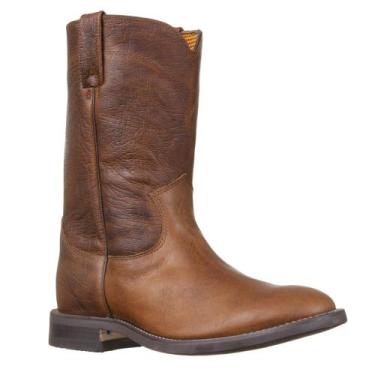 Imagem de Bota Masculina Bico Redondo Marrom Jácomo 36517, 41
