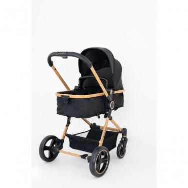 Imagem de Carrinho de Passeio para Bebê Ivy 1425 0 a 15kg Dobrável com Cesto Moisés Dourado Gold Galzerano