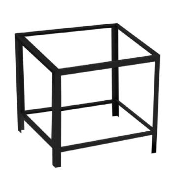Imagem de Pedestal para Forno Clarice Semi Industrial Topmax com 82,5cm de Altura 63,7cm de Largura Preto