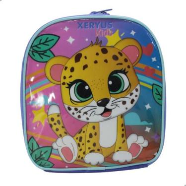 Imagem de Lancheira Menina Xeryus Kids Onça Rosa e Roxo, SO-SORTIDO, UN