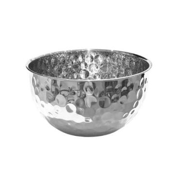 Imagem de Bowl em Aço Inox Martelado 22x13cm - Lilian Gift