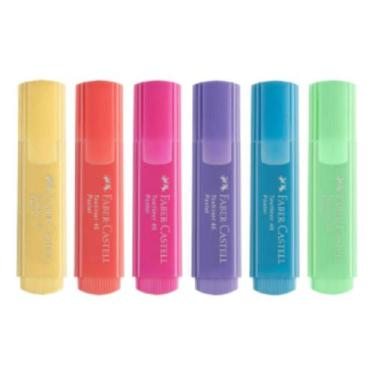 Imagem de Marca Texto Textliner Pastel Faber-Castell (Cor a escolher), Rosa