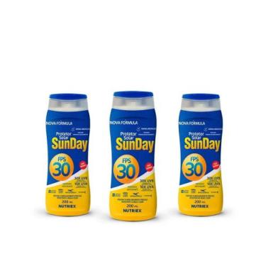 Imagem de Kit 3un Protetor Solar Fps 30 Corporal Sunday 200ml - Nutriex