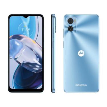 Imagem de Smartphone Motorola Moto E22 64GB Azul 4G 4GB RAM 6,5 Câm. Dupla + Sel