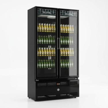 Imagem de Cervejeira 2 Portas 652 Litros Preta Full Black Mondrian Polofrio, 220
