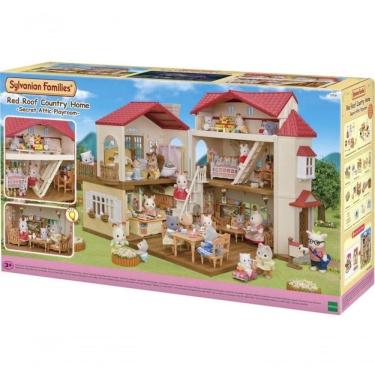 Imagem de Cenário de Casinha Sylvanian 5708 com Sótão Secreto Luzes Vermelho Epoch