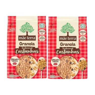 Imagem de Kit Granola Vegana Tradicional Com Castanhas Brasileiras Mãe Terra - 2
