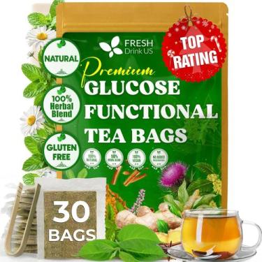 Imagem de Sachês de chá FRESHDRINKUS Blend de Ervas Funcional para Glicose 30 un
