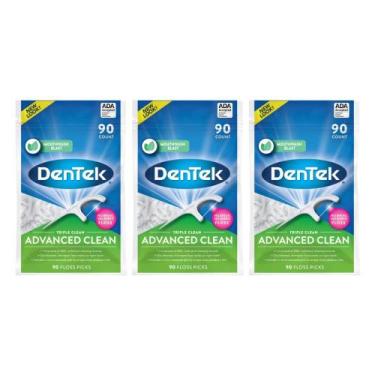 Imagem de Fio Dental DenTek 90 unidades (pacote com 3)