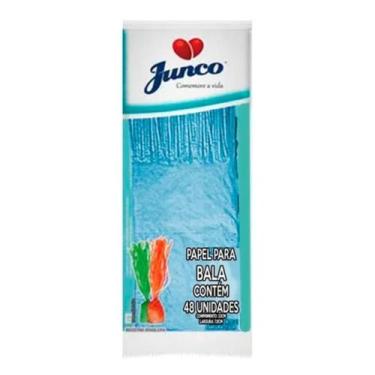 Imagem de Papel para bala seda azul royal c/48 un - Junco