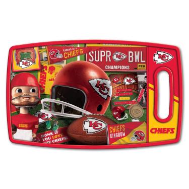 Imagem de YouTheFan Tábua de corte NFL Kansas City Chiefs Retro Series