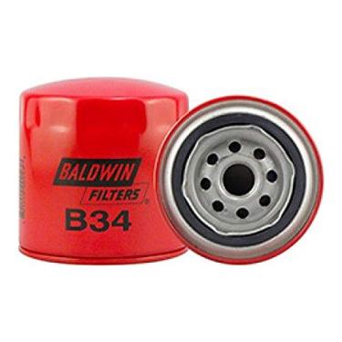Imagem de Baldwin Filtros B34 Acessórios Automotivos Oil Fltr, Spin-On, 3-7/8" x 3-11/16" x 3-7/8"