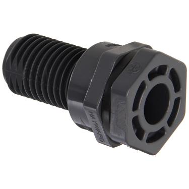 Imagem de HAYWARD POOL PRODUCTS BFA1005SFS Encaixe de anteparo de PVC para piscinas, 1/2 polegadas