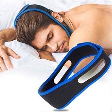 Imagem de Alça de queixo anti-ronco, solução de ronco, dispositivo antirronco, faixa de queixo, eficaz para parar o ronco, para homens e mulheres, alças ajustáveis para redução de ronco, bloqueio de queixo para ronco, auxilia no sono avançado, melhor sono 009