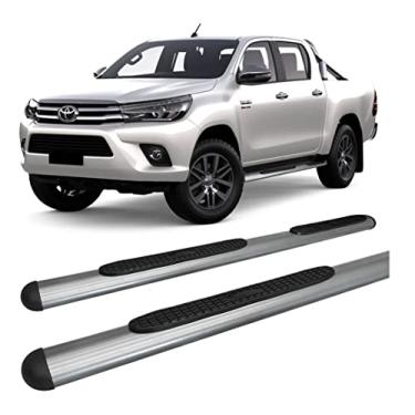 Imagem de Estribo Hilux 2016 a 2020 OVAL OBLONGO GRAFITE C/D