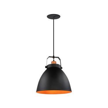 Imagem de Lustre Pendente Taschibra Navy Preto E27 Bivolt Preto