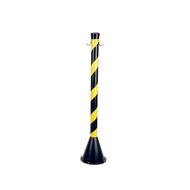 Imagem de Pedestal Plástico Preto/ Amarelo 90cm 