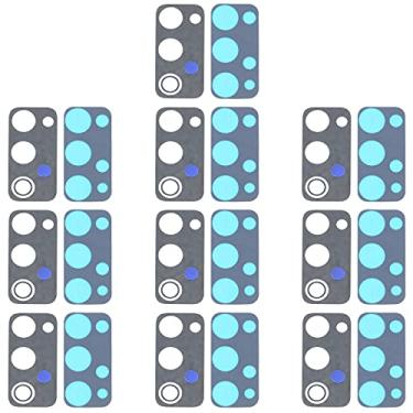 Imagem de HONGYAN Peças de substituição de telefone celular 10 PCS Lente da câmera traseira para Samsung Galaxy S20 FE 5G SM-G781 Acessórios telefônicos