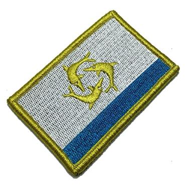 Imagem de BP0223V01 Bandeira Anguila Patch Bordado Fecho Contato