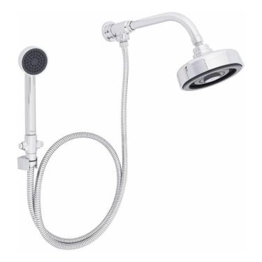 Imagem de Ducha Com Chuveirinho Cromada Alta Vazão Acqua Plus - Deca