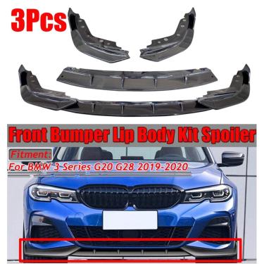 Imagem de Spoiler Bmw 330 340 G20 G28 Ajustável Front Lip Saia Carbono