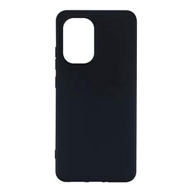 Imagem de Capa para Nokia X30, capa traseira de TPU (poliuretano termoplástico) macio à prova de choque de silicone anti-impressões digitais capa protetora de corpo inteiro para Nokia X30 (6,43 polegadas) (preto)