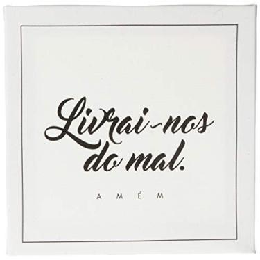 Imagem de Arte Maníacos Quadro Decorativo em Tela Canvas Livrai-nos do Mal Amém - 65x46cm