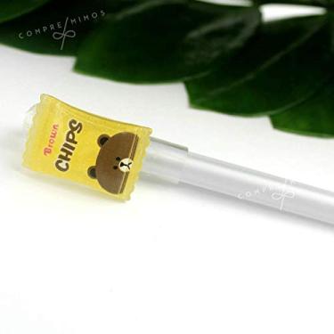 Imagem de Caneta Chips - Tinta Preta Apagável - Ponta Fina 0,5mm