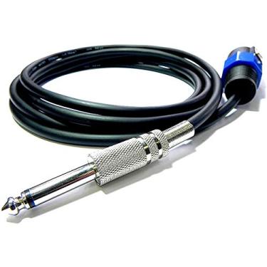 Imagem de Cabo de Áudio Blindado P10 Mono Speakon Macho Profissional 2 Metros
