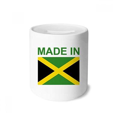 Imagem de DIYthinker Caixa de cerâmica feita na Jamaica Country Love Money Box para presente de cofrinho