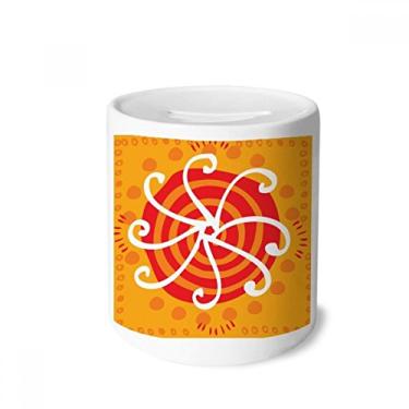 Imagem de DIYthinker Sunshine Mexico Totems Civilização Antiga Caixa para Dinheiro Caixa de Cerâmica Porta-Moedas Presente