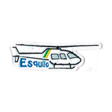 Imagem de Patch Bordado - Helicoptero Esquilo Brasil AV20149-209 Termocolante Para Aplicar