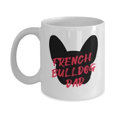 Imagem de Caneca de papai buldogue francês - Presentes de pai buldogue francês - ideia de presentes de dia dos pais - Caneca de café de 325 ml