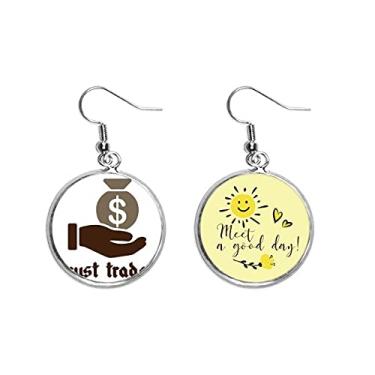 Imagem de Brinco de flor de sol para troca de dinheiro, presente Art Déco, moda