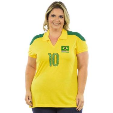 Imagem de Blusa Brasil Talento Plus Size Fenomenal(Sem Elastano)