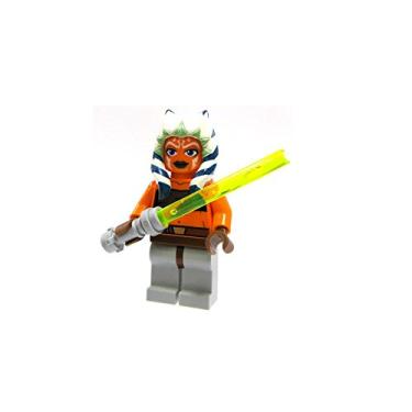 Imagem de LEGO Star Wars Minifigure Ahsoka with Lightsaber Clone Wars