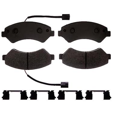 Imagem de ACDelco Conjunto de pastilhas de freio a disco dianteiras semimet licas Gold 17D1540AMH