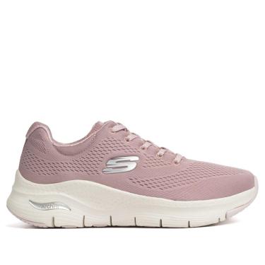 Imagem de Tênis Feminino Skechers Arch Fit Rosa Antigo
