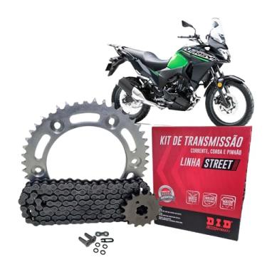 Imagem de Kit Transmissão Relação Did C/Retentor Kawasaki Versys 300-46/14t (520vd - 112zb)