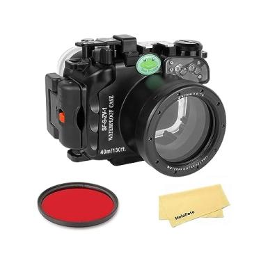 Imagem de Seafrogs ZV-1 [40M/130FT] Underwater Camera Housing Waterproof Scuba Diving Case for Sony ZV1 ZV-1 with Leak Detection Sensor, Vacuum Pump System Port-Black