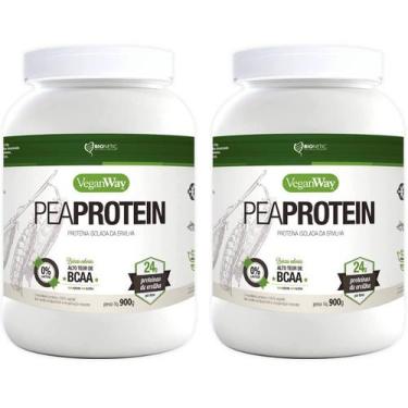 Imagem de Kit 2 Pea Protein Natural Veganway 900G - Proteína Vegana