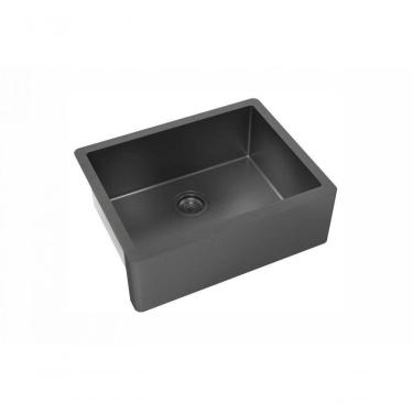 Imagem de Cuba Semi Encaixe Com Válvula Primaccore Farm Sink Pvd Nano Black - Debacco