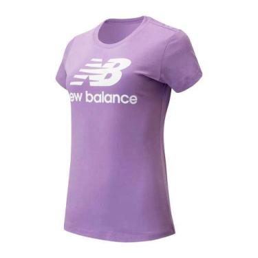 Imagem de Camiseta New Balance Stacked Logo Feminina Bwt91546htp