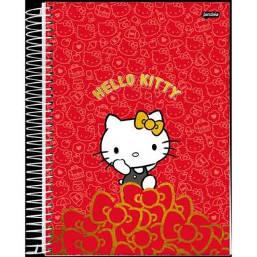 Imagem de Caderno Espiral 1/4 80 Folhas Hello Kitty Jandaia