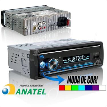 Imagem de Radio De Carro MP3 Bluetooth 2 entrada USB Melhor Que Painer 218bt Som potente